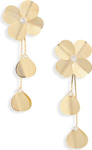 EYE CANDY LOS ANGELES Felicity Floral Statement Earrings