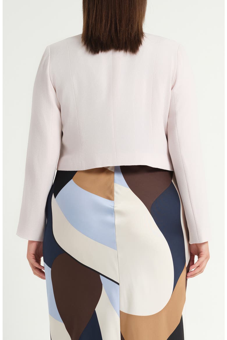 Billie Crop Jacket, Alternate, color, OYSTER