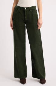 Reformation Cary Low Rise Slouchy Wide Leg Corduroy Jeans