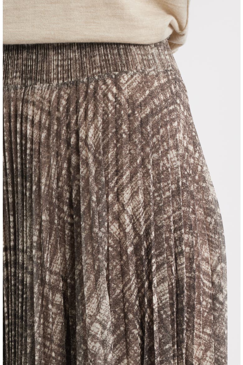 Edrisa Pleated Midi Skirt, Alternate, color, GREY MULTI