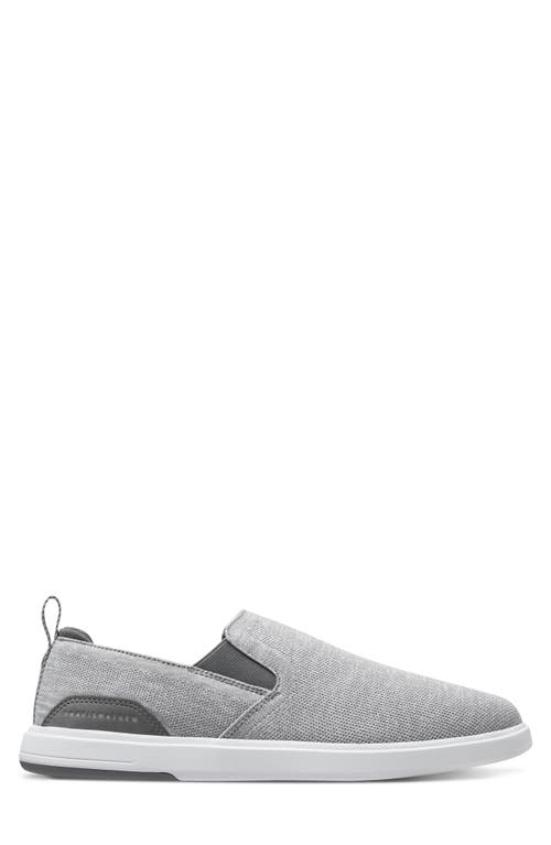 Travismathew The Modern Knit Slip-on Sneaker In Heather Sleet