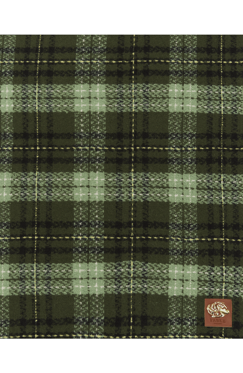 Fable England Cathy Green Boucle Scarf, Alternate, color, Emerald Green