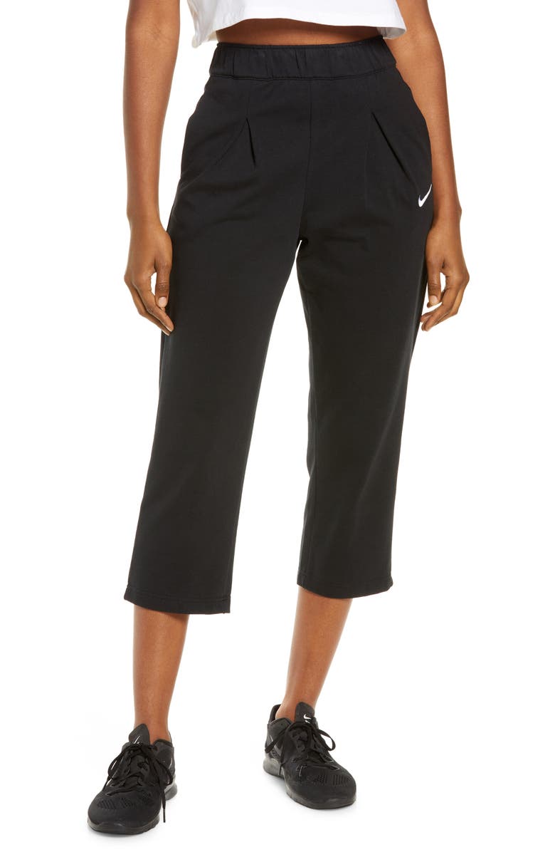 Nike Sportswear Cotton Jersey Capri Pants, Main, color,
