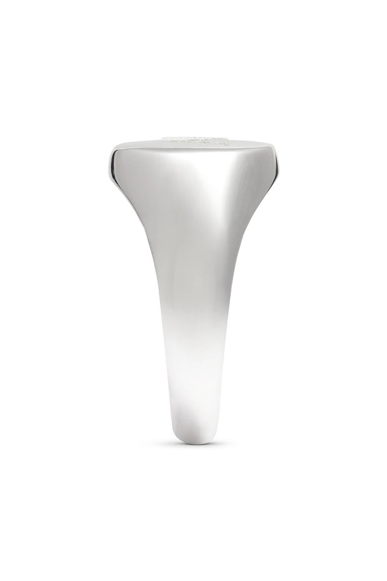 Argento Vivo Personalized Signet Ring, Alternate, color, SILVER
