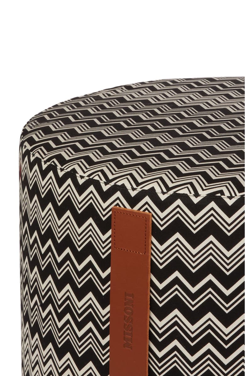 Missoni Home Tobago Cylinder Pouf 40x30, Alternate, color, 