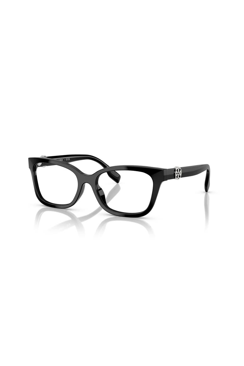 49mm Square optical glasses, Main, color, Black