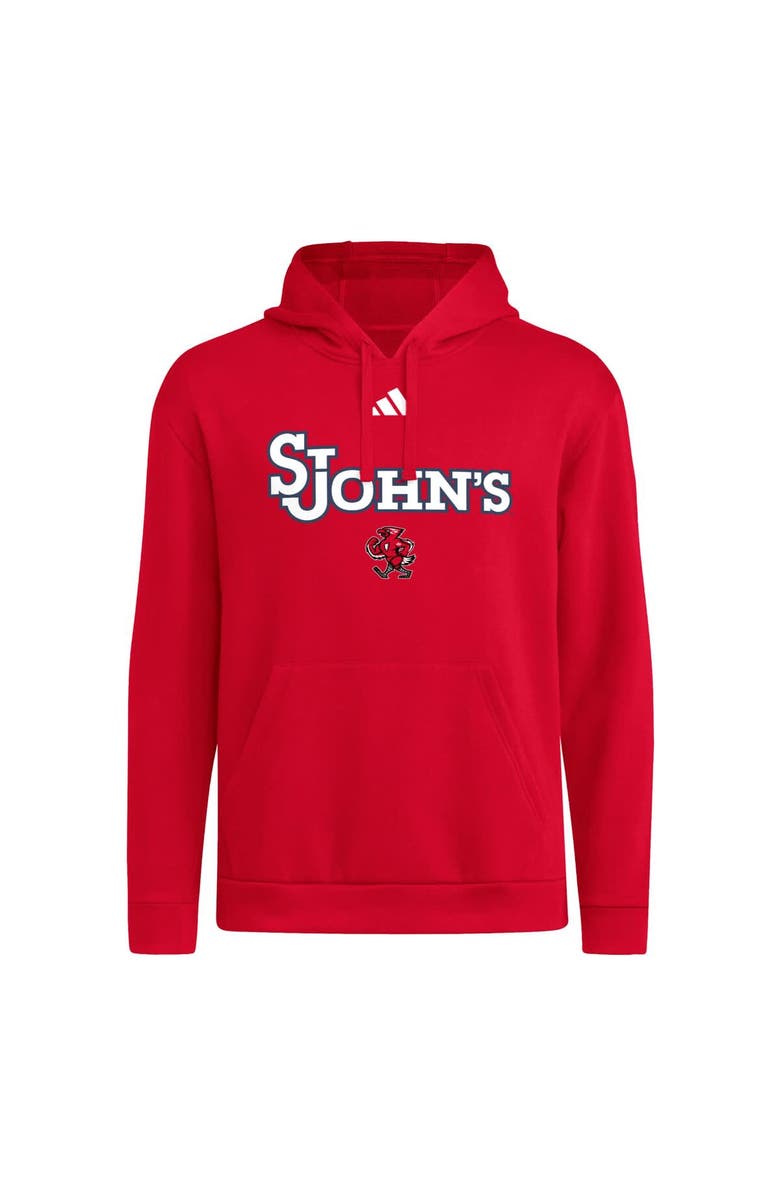 adidas Men's adidas Red St. John's Red Storm Pullover Hoodie, Alternate, color, 