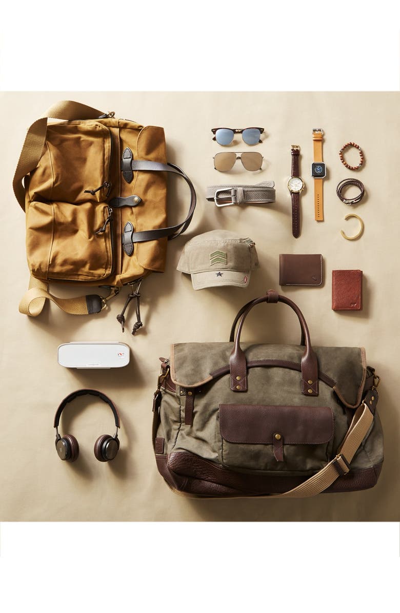 Miansai 'Trice' Braided Leather Wrap Bracelet, Alternate, color, 