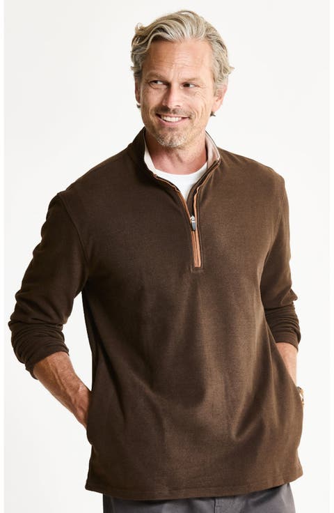 Ultra Soft Heather Pullover Quarter Zip