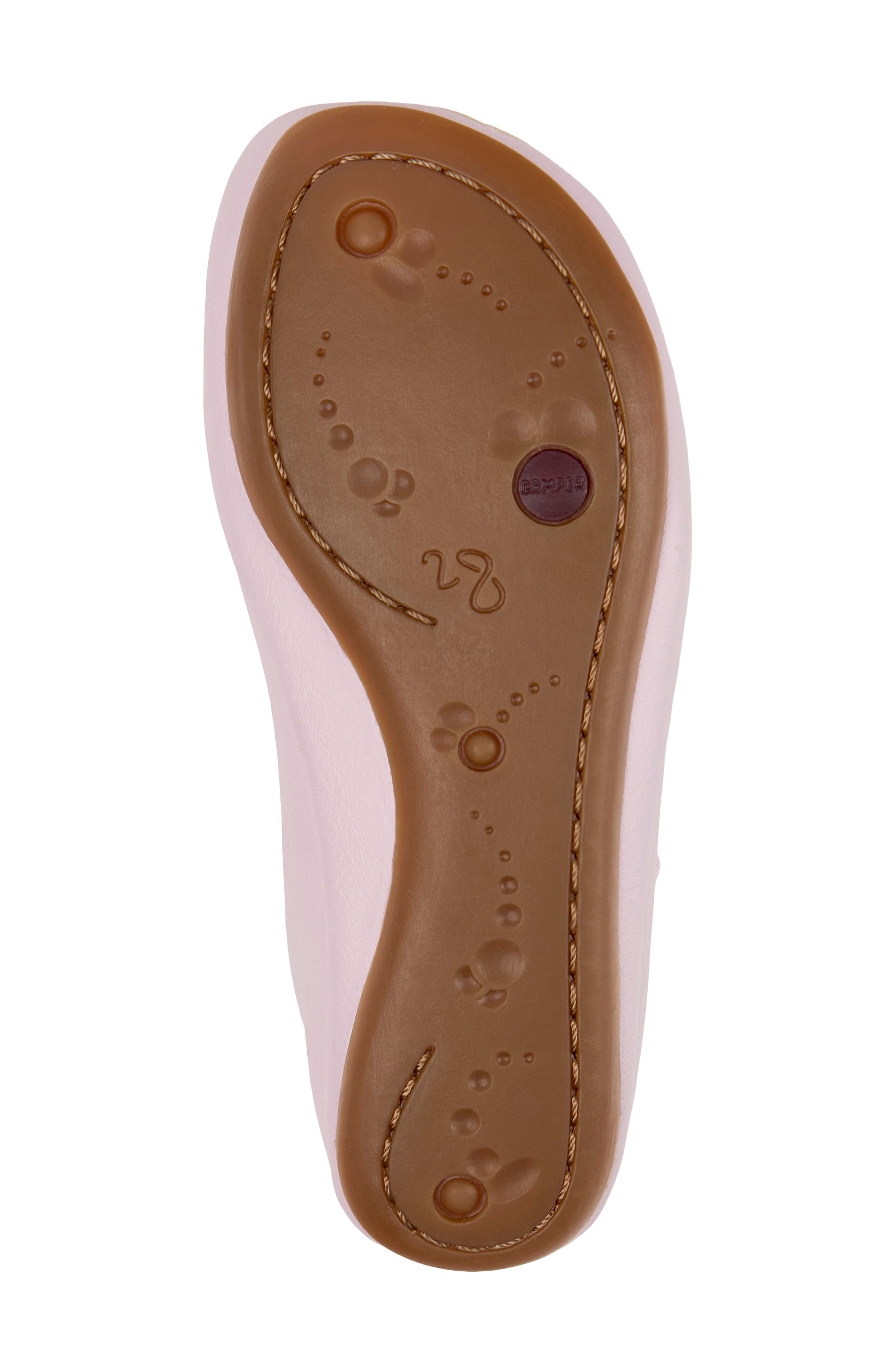 Camper Kids' Right Lace-Up Flat, Alternate, color, Pastel Pink