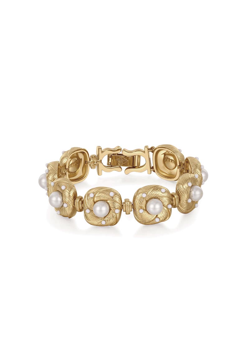 Canary Bracelet, Main, color, Gold & White