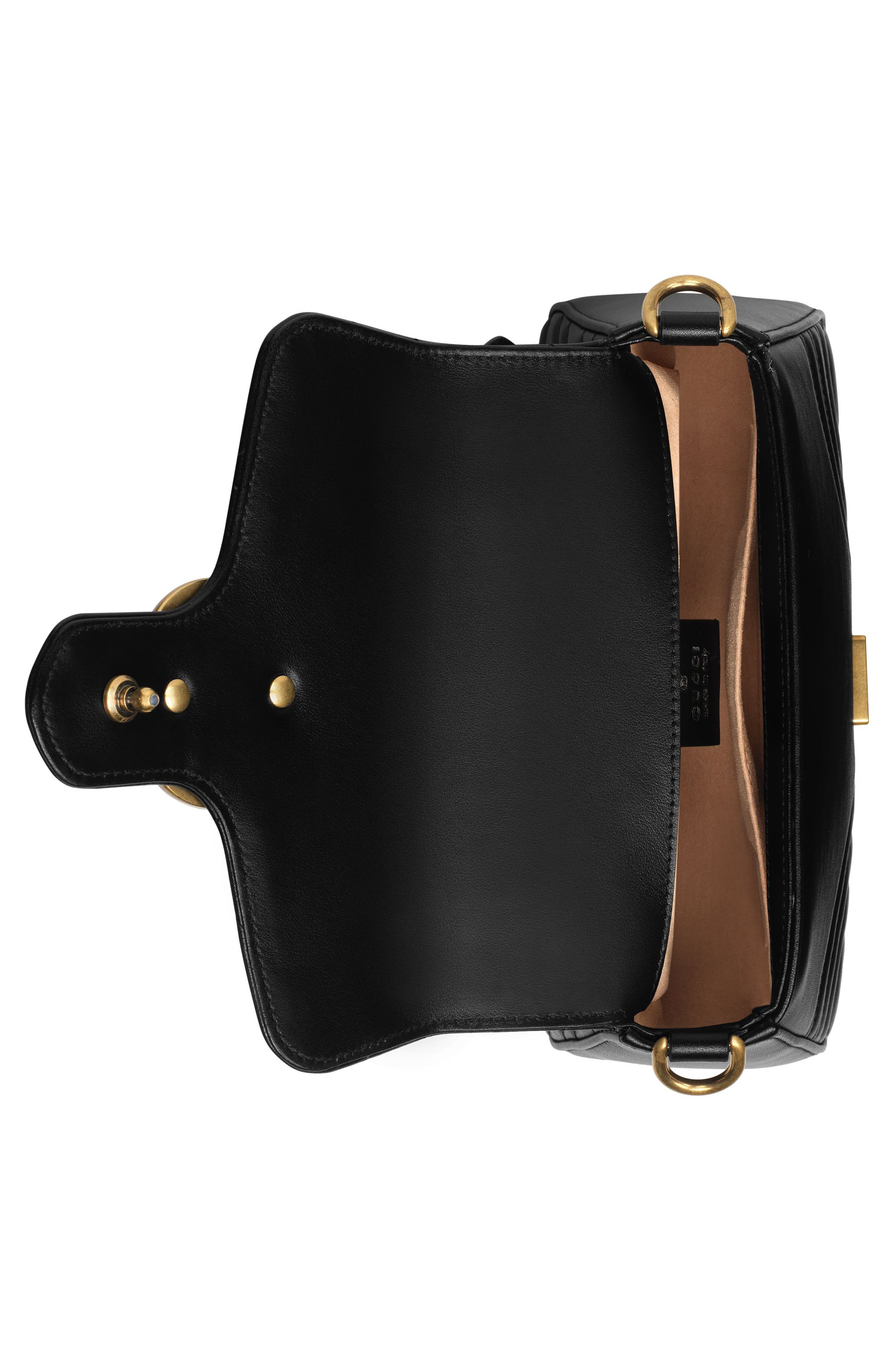 Gucci GG Matelassé Leather Top Handle Bag, Alternate, color, 