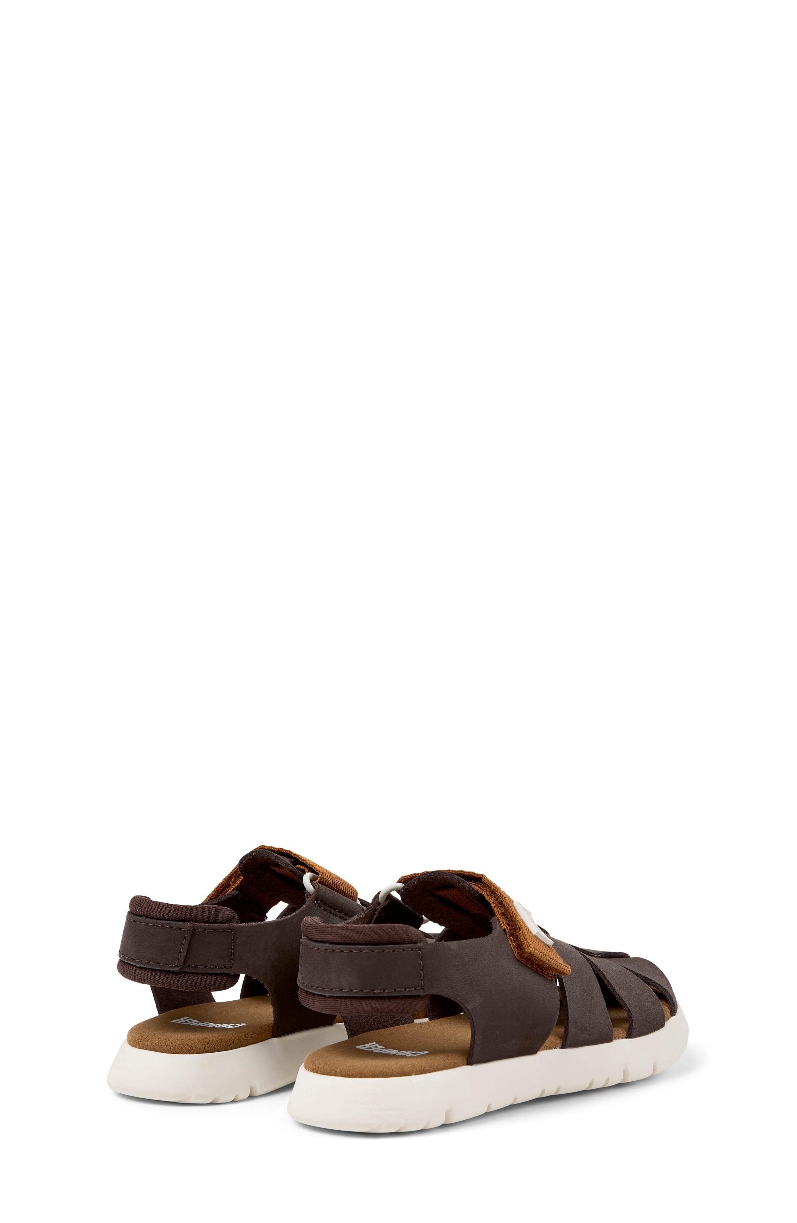 Camper Kids' Oruga Fisherman Sandal, Alternate, color, Medium Brown