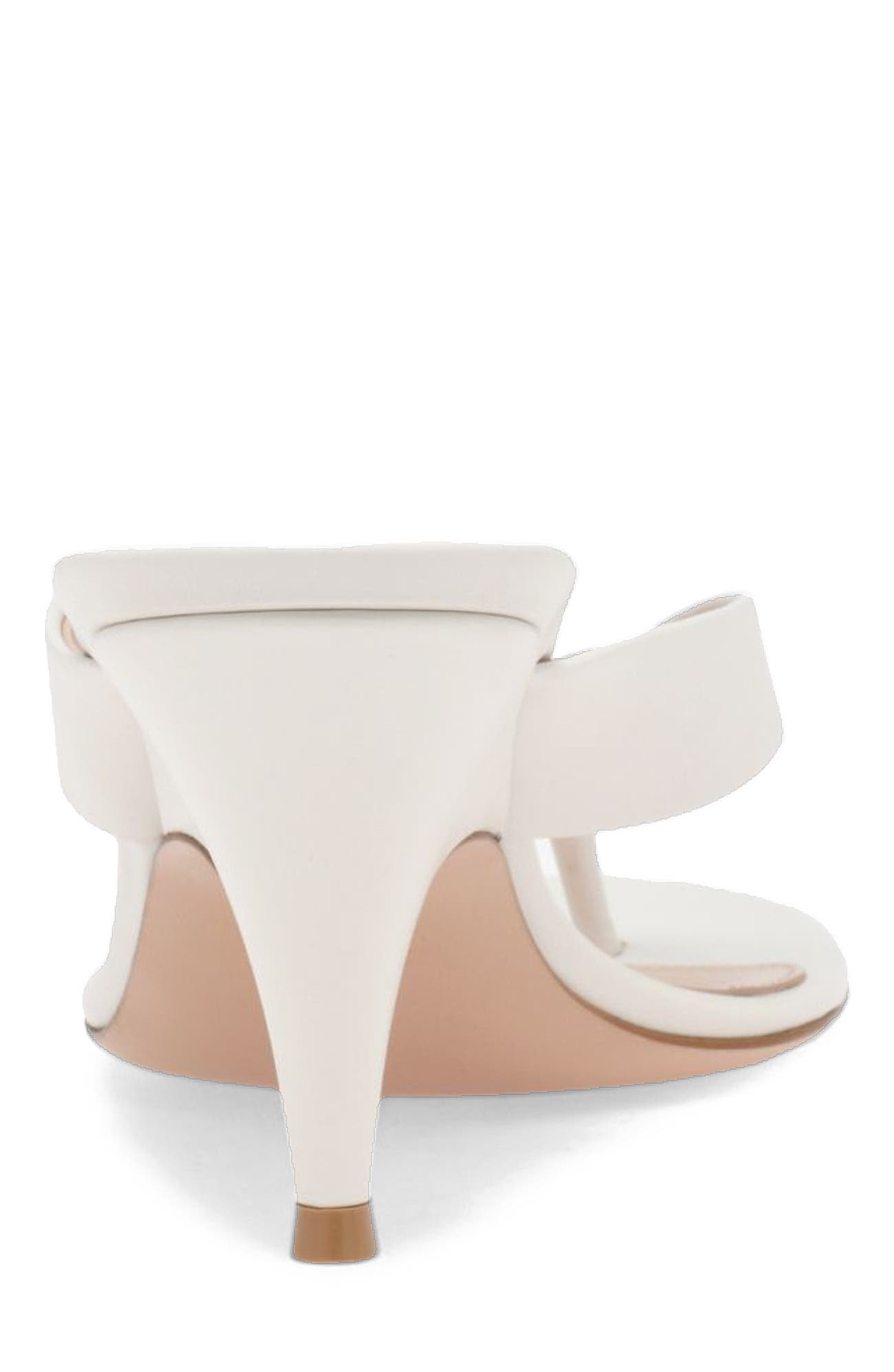 Sofia Thong Mule, Alternate, color, White Calf Leather