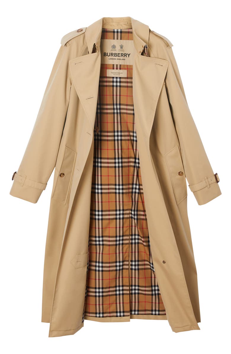 Burberry The Waterloo Heritage Trench Coat, Alternate, color, 