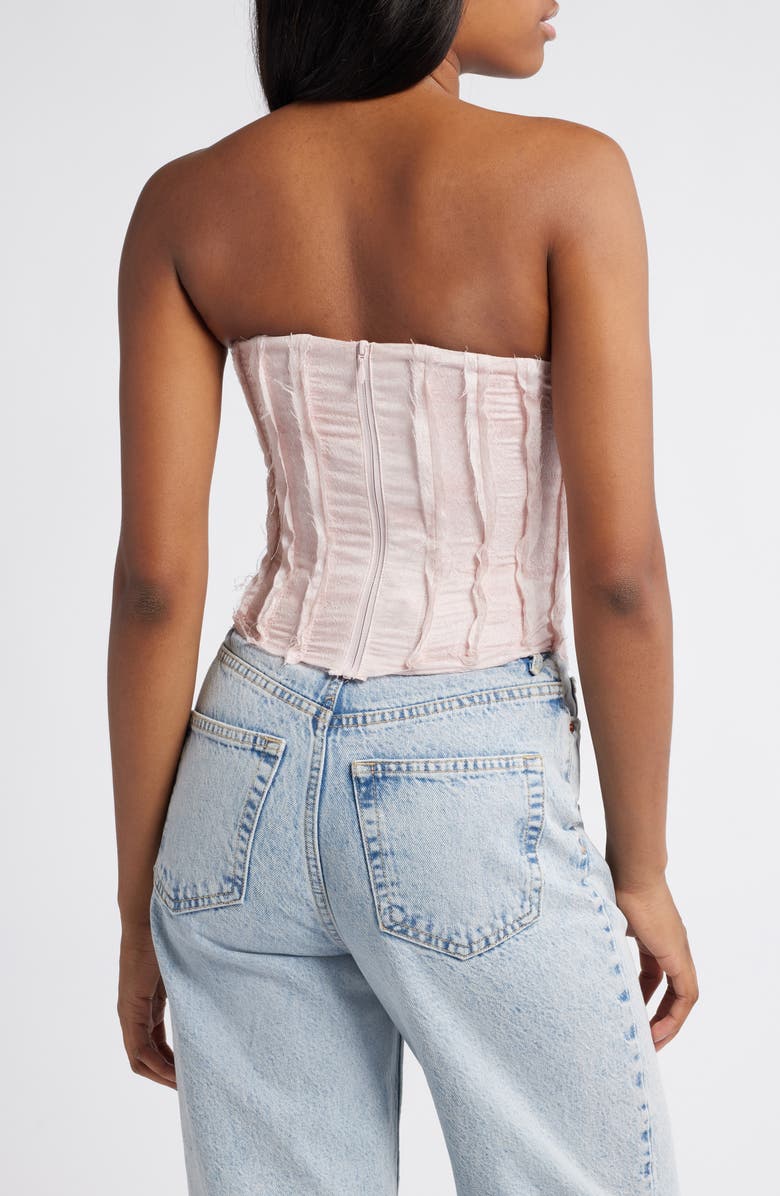 Mistress Rocks Strapless Corset Top, Alternate, color, 