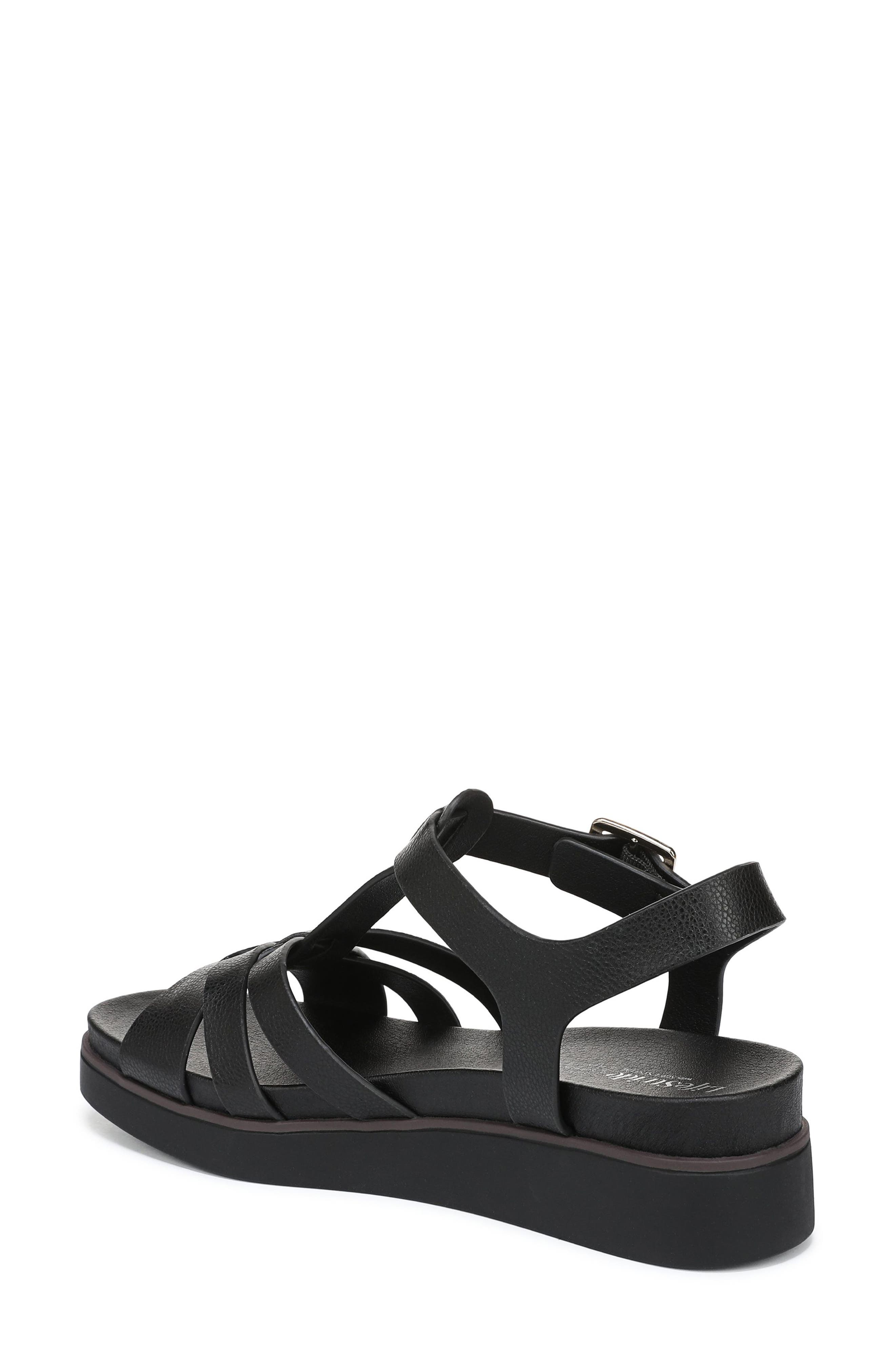 LifeStride Grandiose Platform Wedge Sandal, Alternate, color, Black