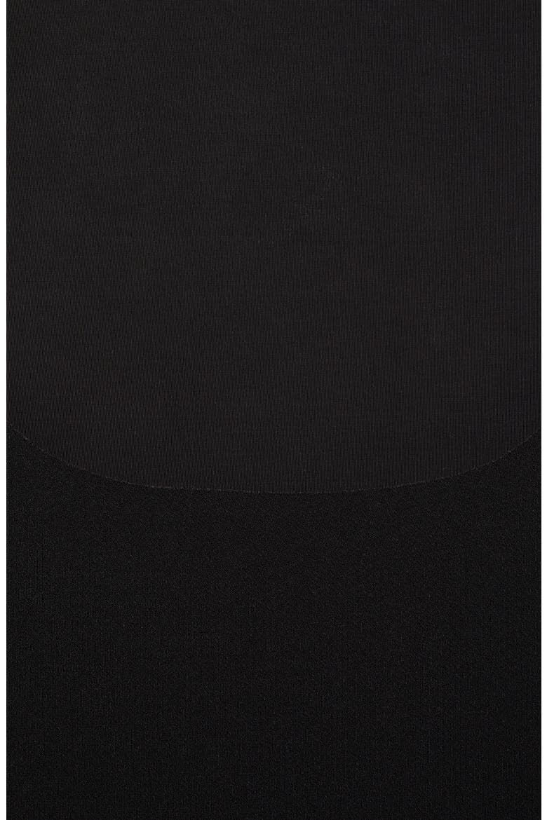 Square Neck Stretch Tank Dress, Alternate, color, BLACK