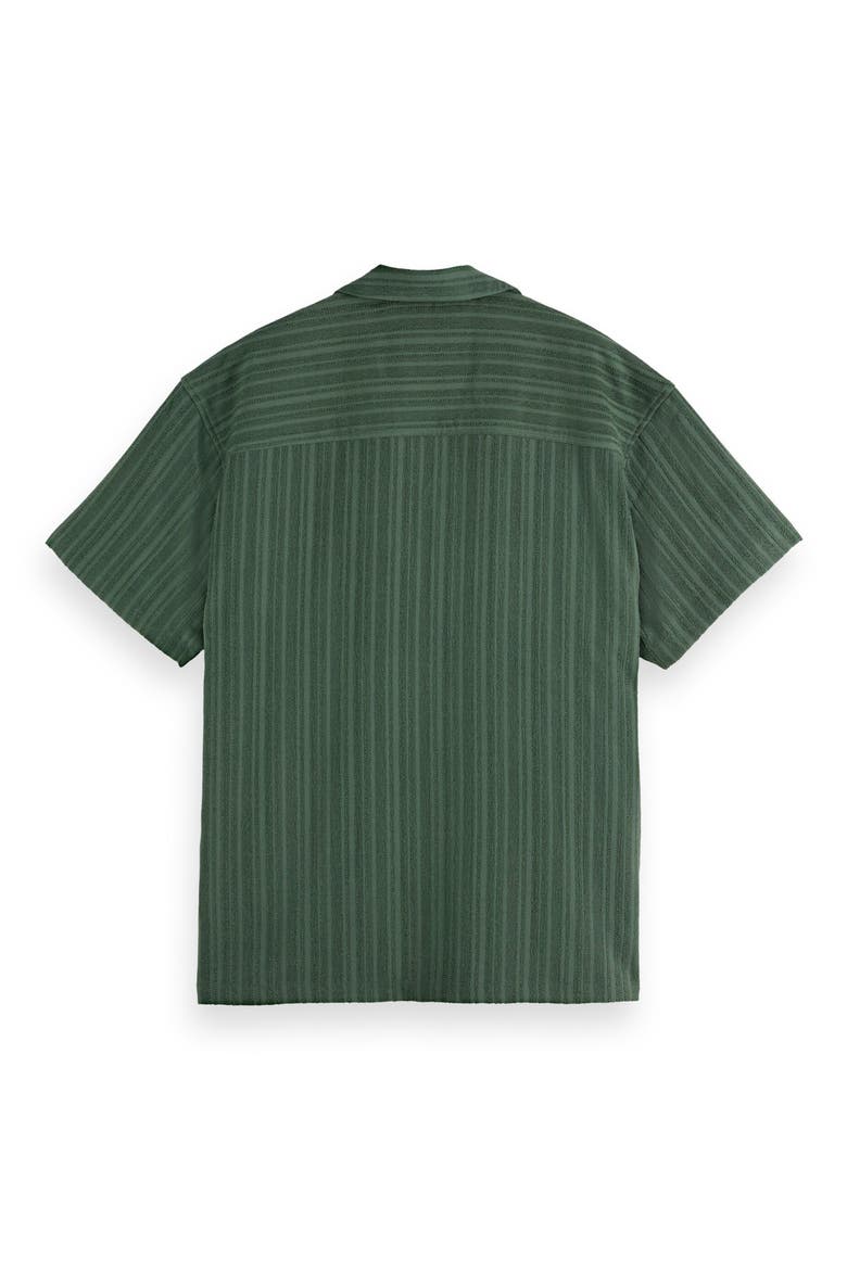Tonal Stripe Camp Shirt, Alternate, color, THYME