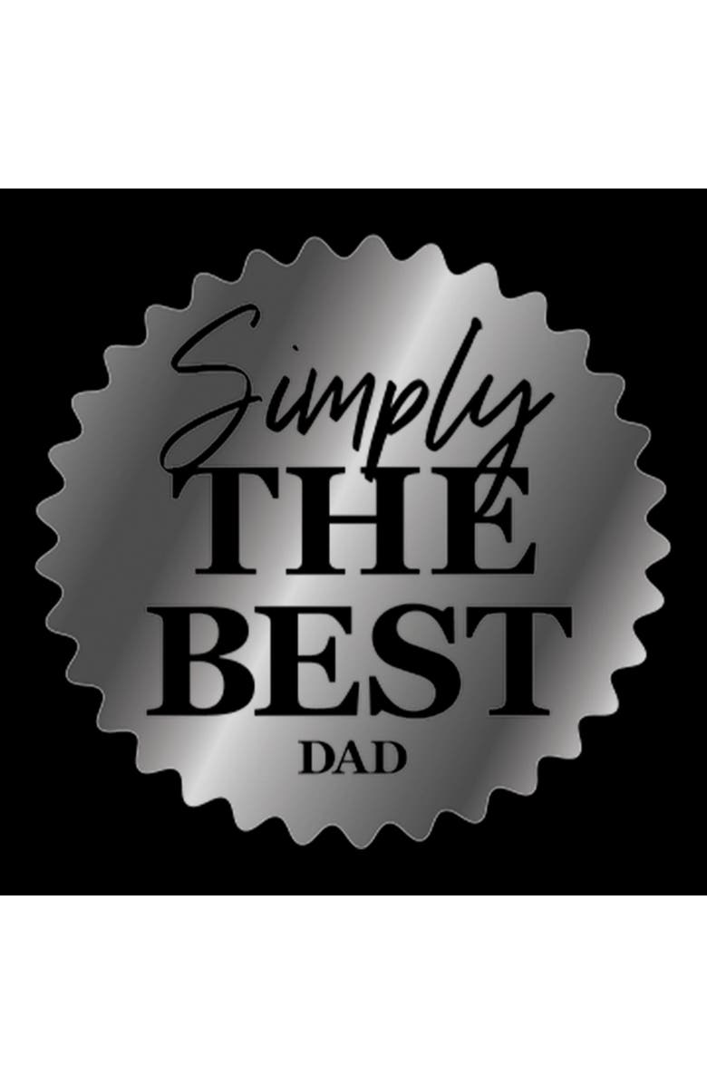 Lost Gods Men's Lost Gods Simply The Best Dad Badge Graphic T-Shirt, Alternate, color, Black