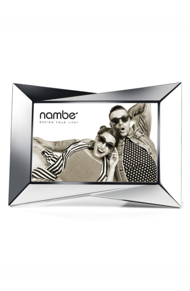 Nambé Bevel Picture Frame, Main, color, Silver