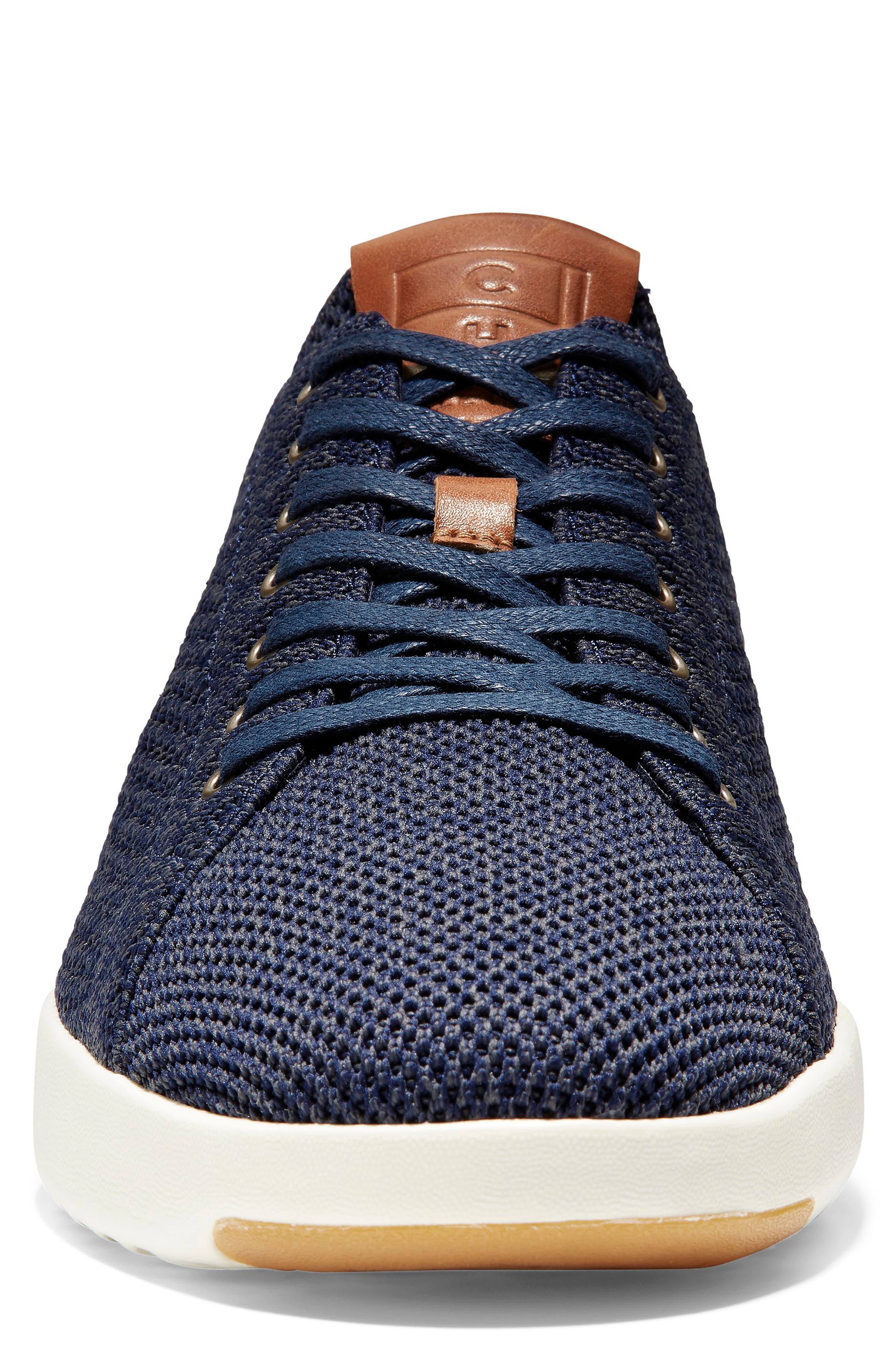 GrandPro Tennis Stitchlite Sneaker, Alternate, color, NAVY STITCH LITE / BRITISH TAN