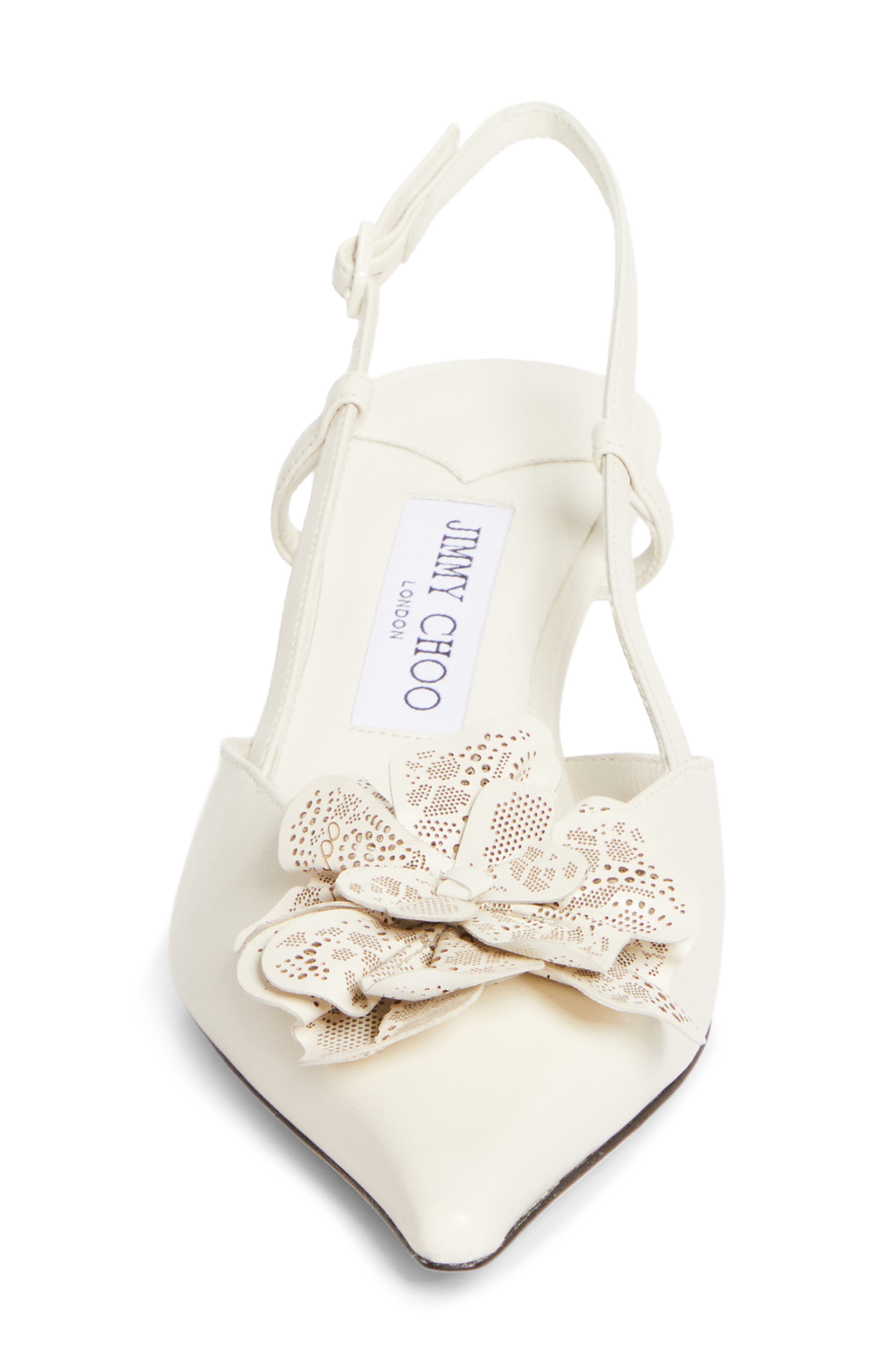 Jimmy Choo Mimmi Pointed Toe Slingback Pump, Alternate, color, Latte/ Latte