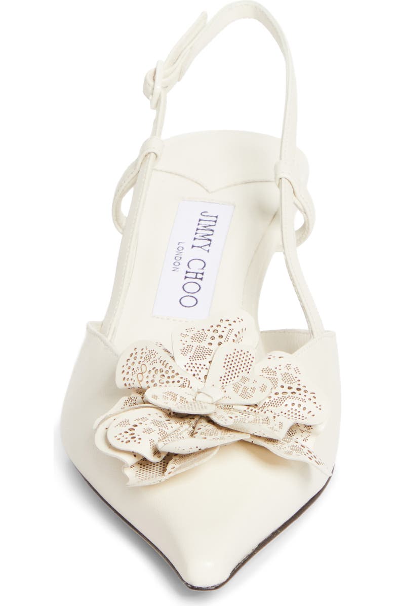 Jimmy Choo Mimmi Pointed Toe Slingback Pump, Alternate, color, Latte/ Latte