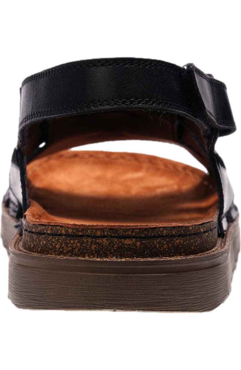 A. Veer Maldiva Back Strap Sandal, Alternate, color, Black Leather