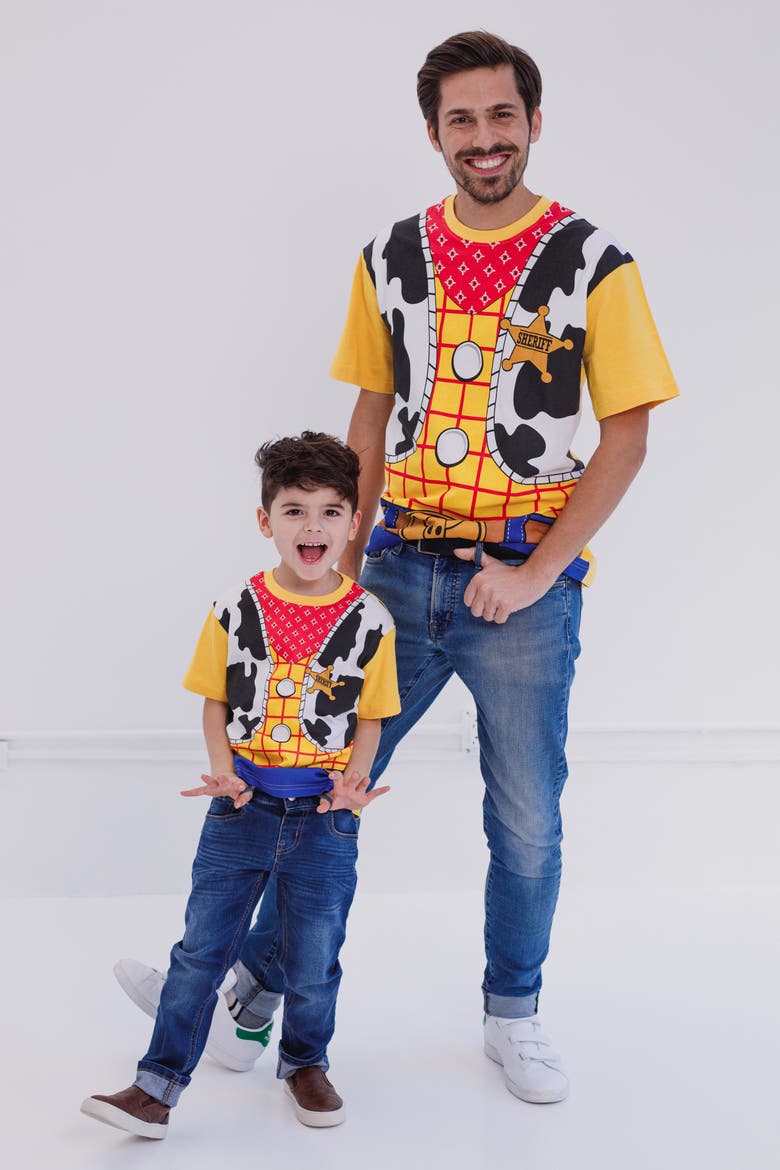 Toy Story Short Sleeve T-Shirt, Alternate, color, Woody Gold Yellow
