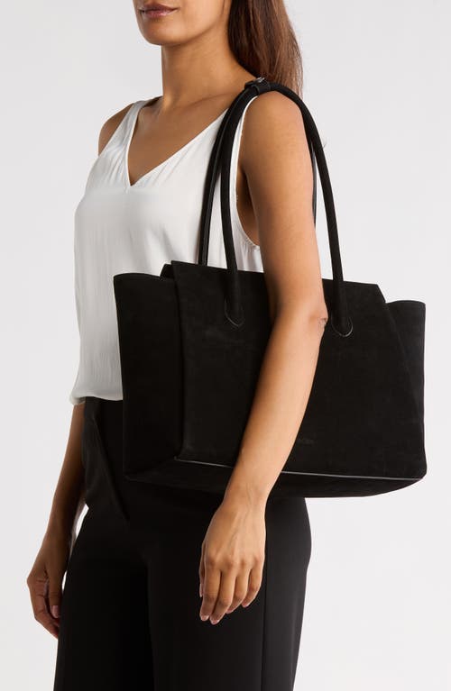 Bcbg Winged Tote Bag In Black