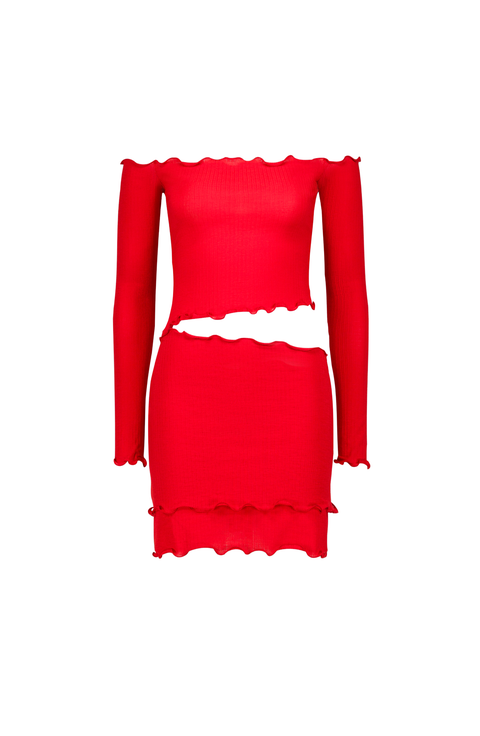 Zevia Off Shoulder Mini Dress