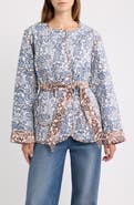 Hill House Home Quilted Belted Jacket