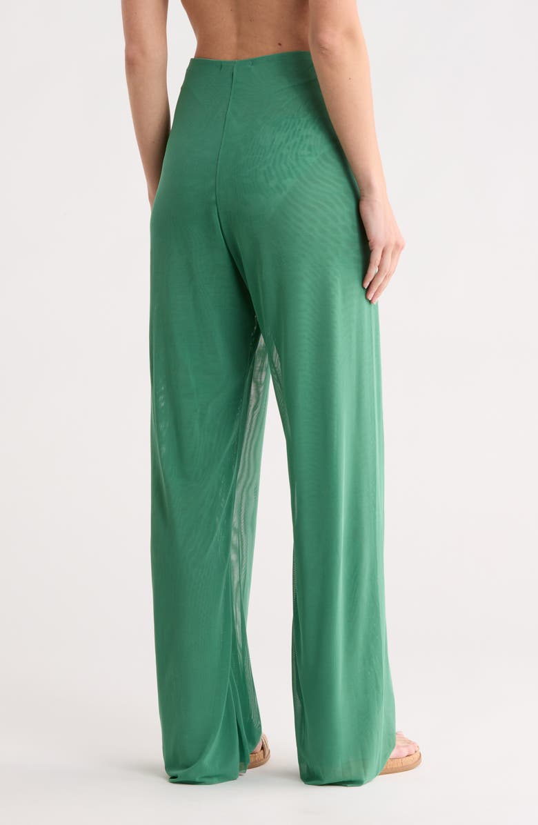 ViX Paula Hermanny Pareo Cover-Up Pants, Alternate, color, Green