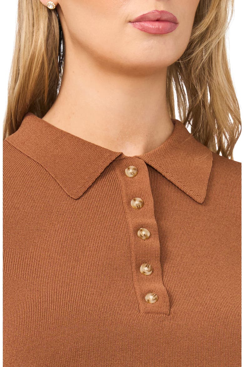 Ronni Polo Sweater, Alternate, color, GINGER SPICE