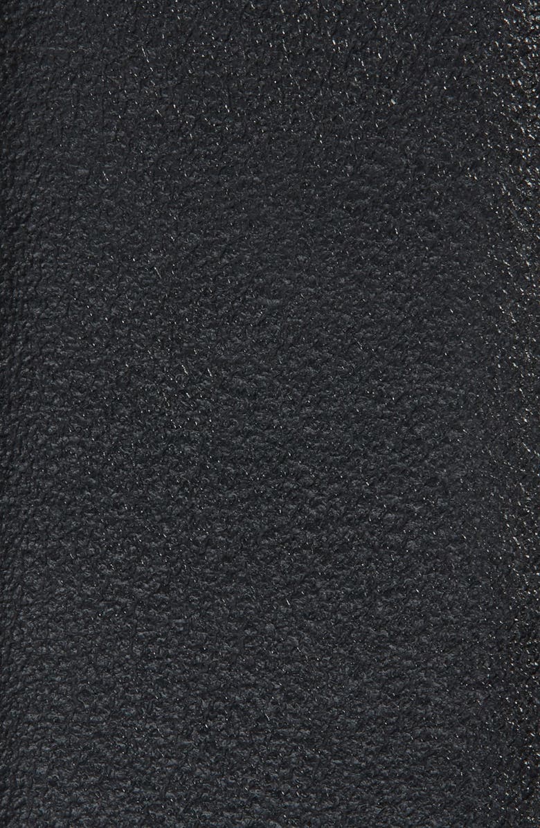 Versace V Buckle Leather Belt, Alternate, color,