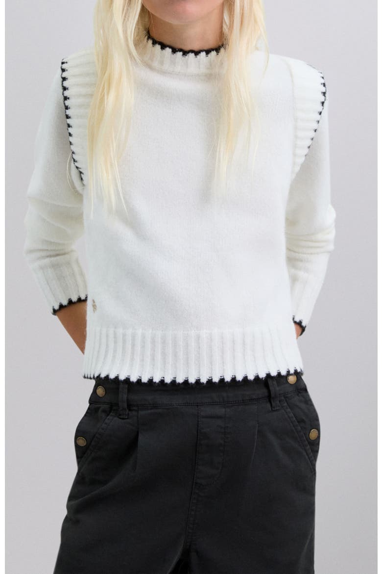 Brigitte Tricot Girls, Alternate, color, Offwhite