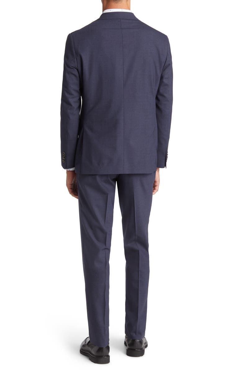 Jack Victor Dean Soft Constructed Stretch Wool Suit, Alternate, color, Blue Grey