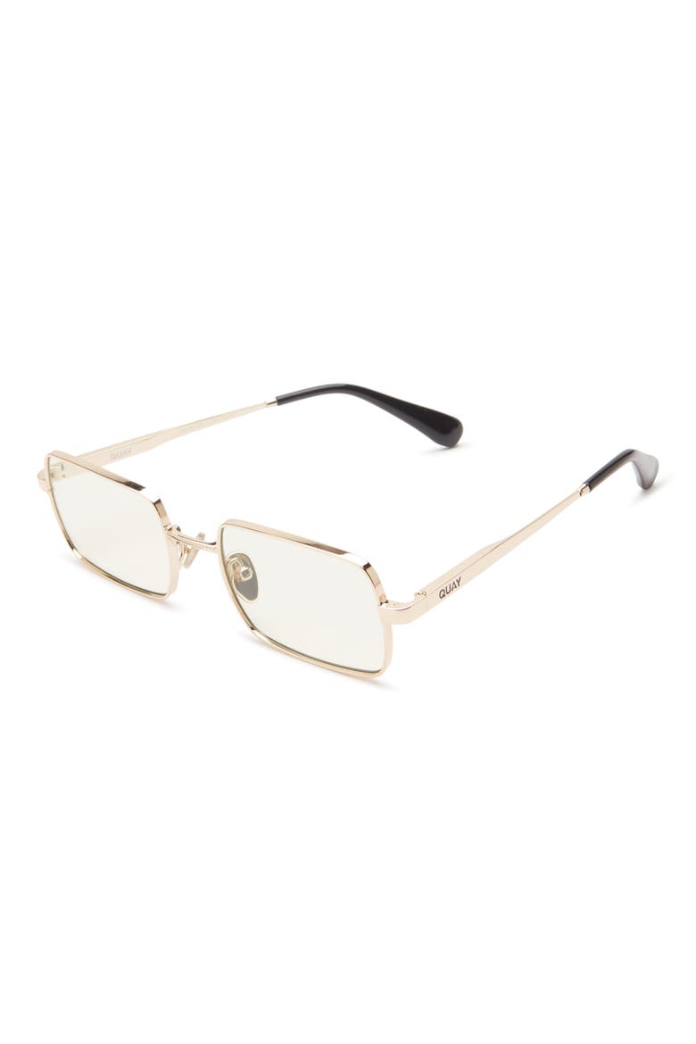 DND 55mm Square Sunglasses, Alternate, color, GOLD/ LIGHT PISTACHIO