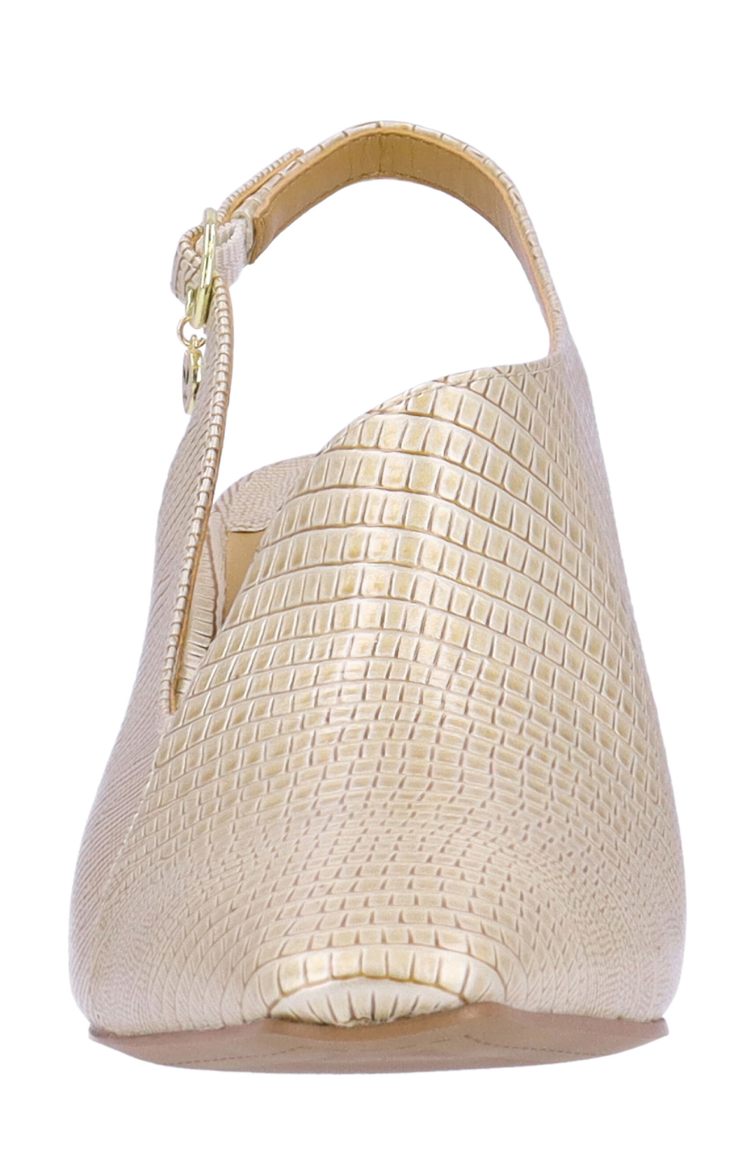 Prissy Slingback Pump, Alternate, color, PEARL