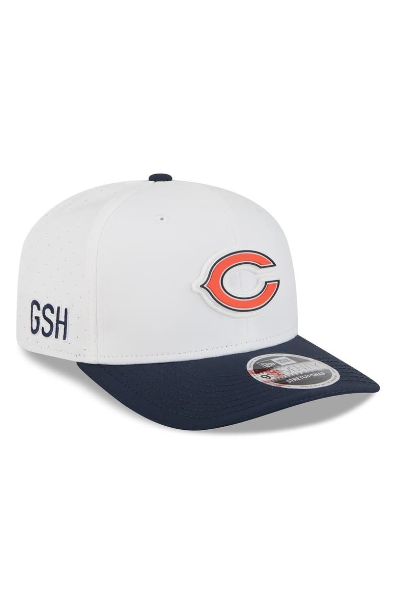 New Era Men's New Era  White/Navy Chicago Bears 2025 NFL Training Camp 9SEVENTY Adjustable Hat, Alternate, color, 