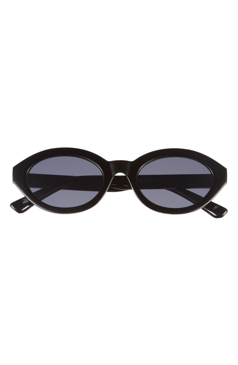 BP. Oval Sunglasses, Main, color, Black
