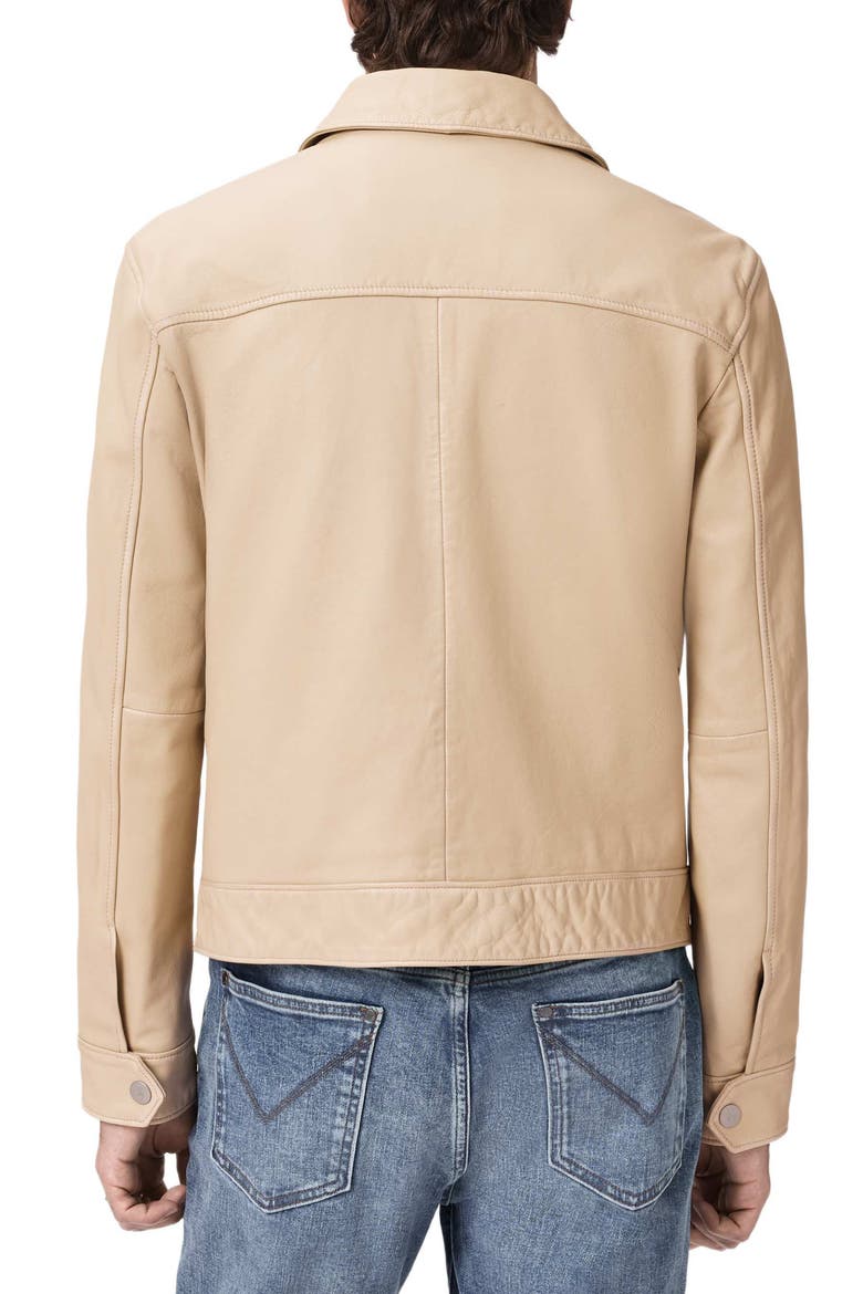 Nicholas Burnished Sheepskin Leather Jacket, Alternate, color, FADED TWINE