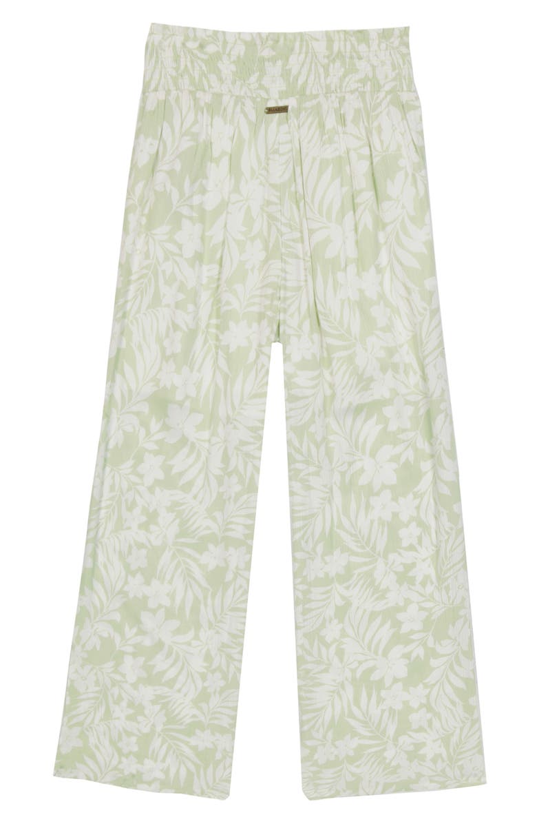 Billabong Kids' New Waves Crinkle Crepe Wide Leg Pants, Alternate, color, 