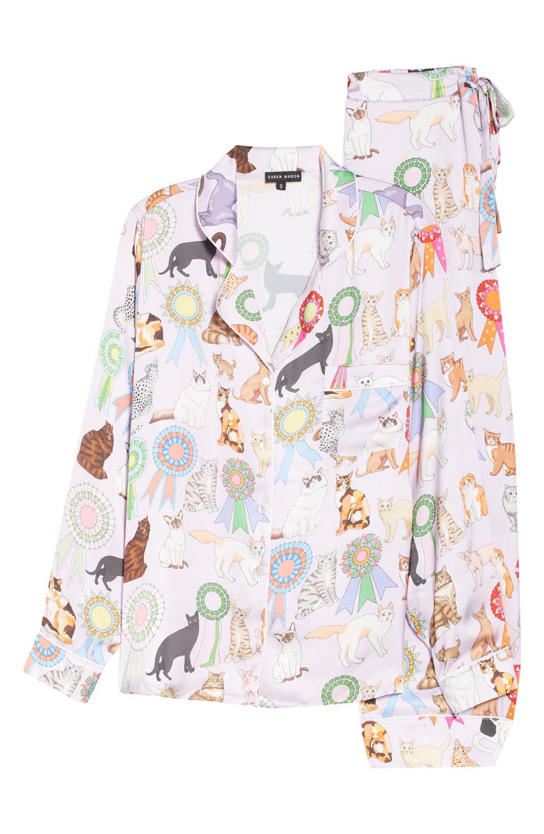 Karen Mabon Cat Show Pajamas, Alternate, color,