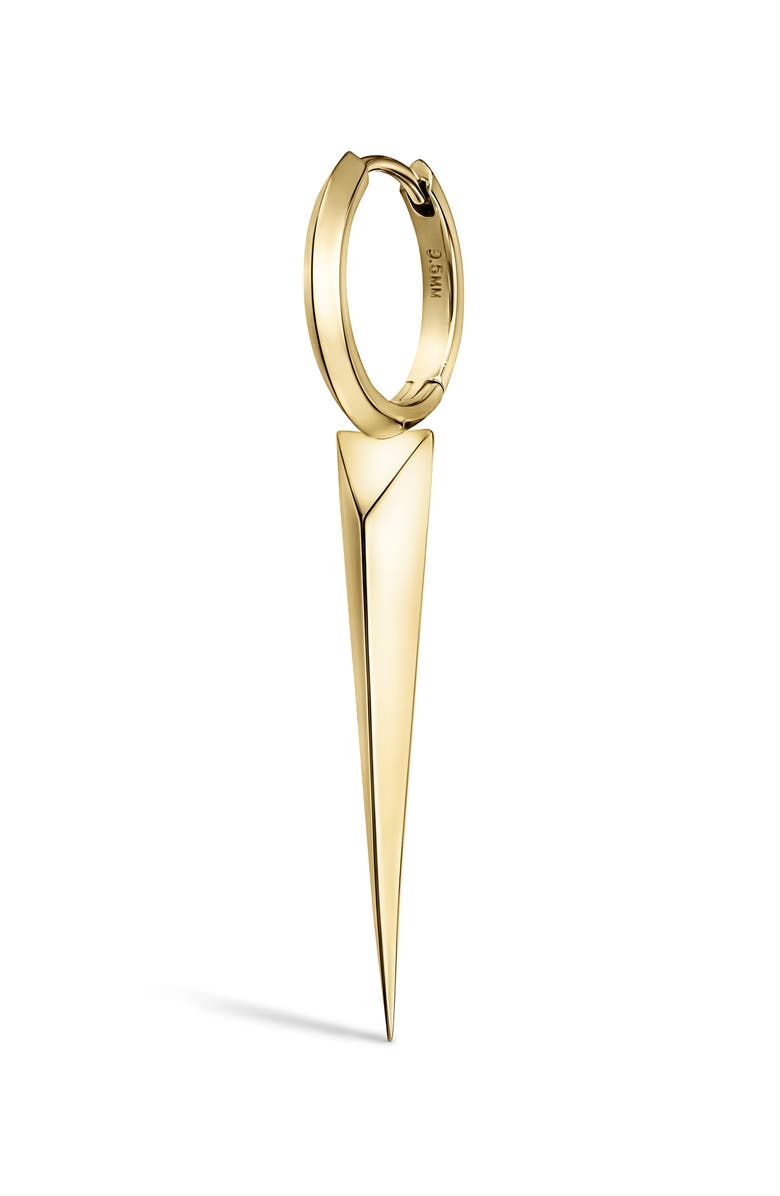 MARIA TASH Faceted Grand Spike Hoop Earring, Main, color,