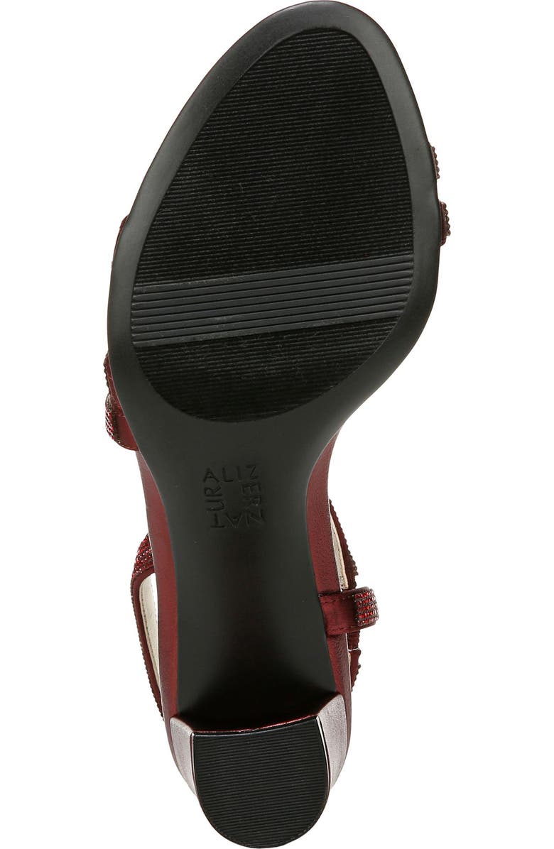 Naturalizer Vanessa Ankle Strap Sandal, Alternate, color, Cranberry Fabric