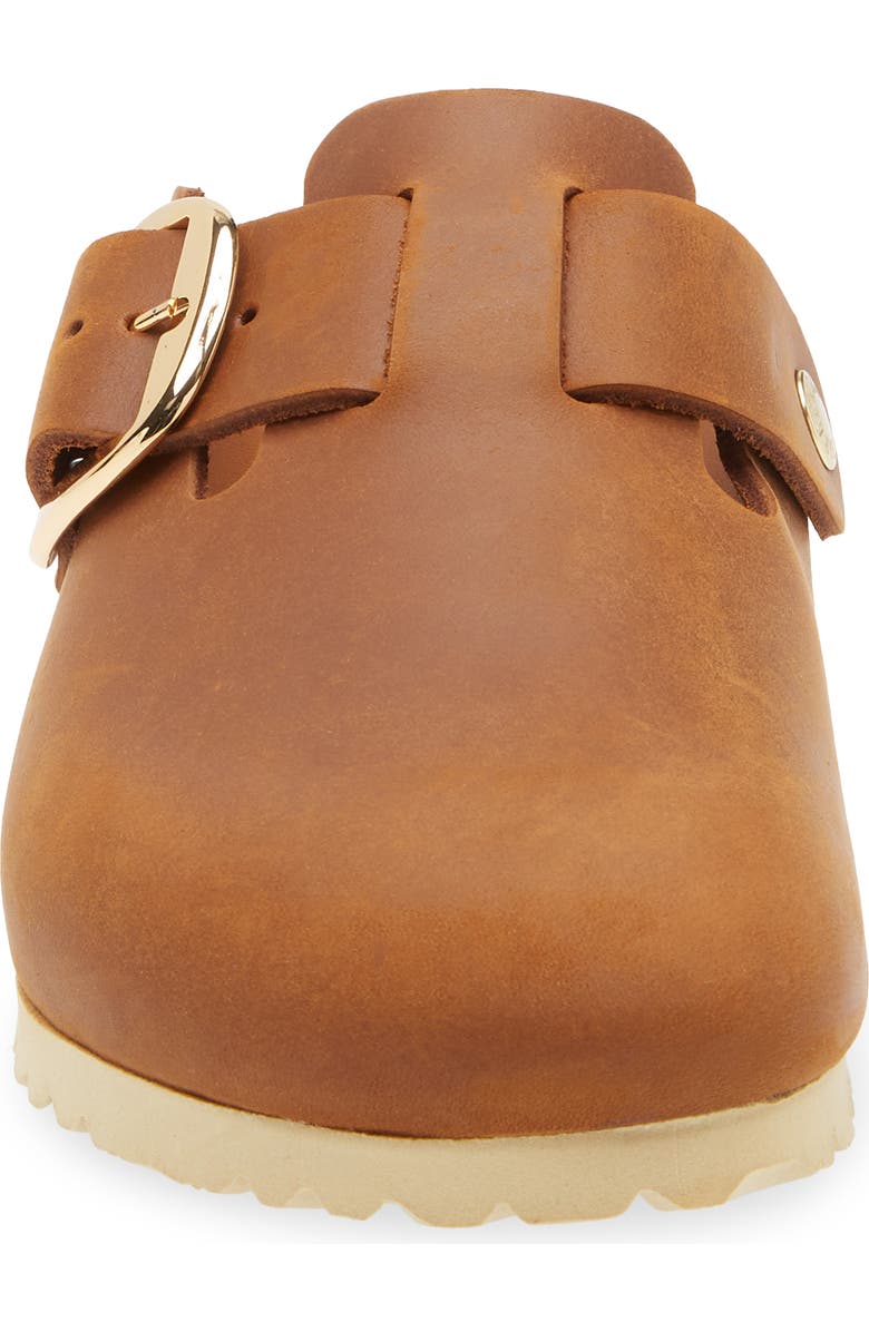 Birkenstock Boston Big Buckle Clog, Alternate, color, Cognac
