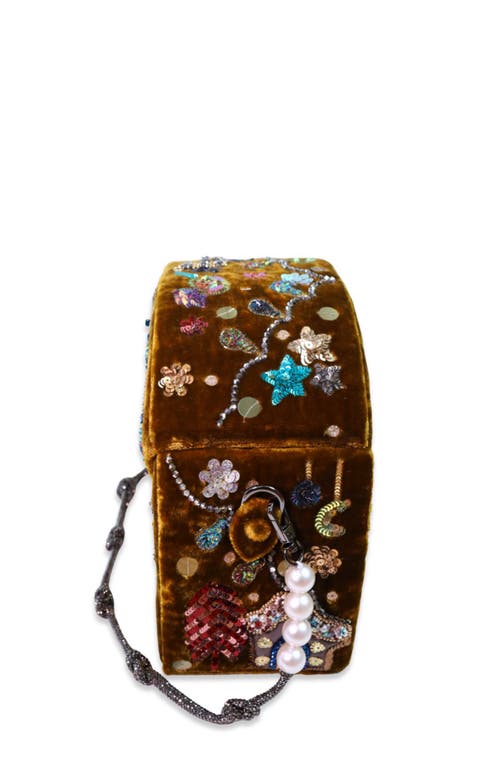 Simitri Holiday Half Moon Bag In Brown