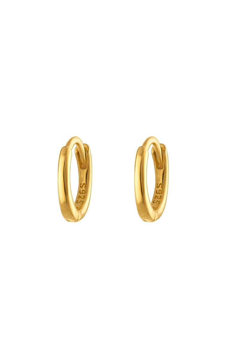 Outofoffice Gold Seven Mm Huggie Hoop Earring, Main, color, Gold